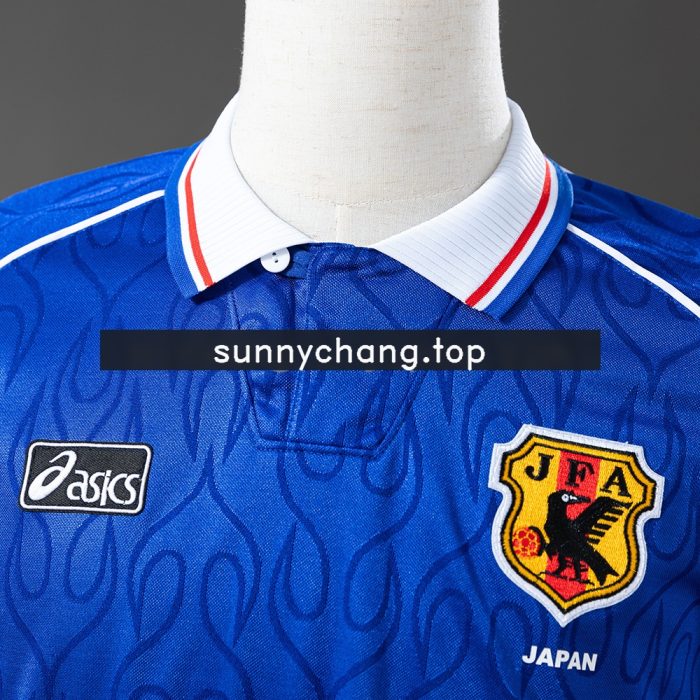 Japan 1998 Home Long Sleeve Retro Jersey - 图片 7