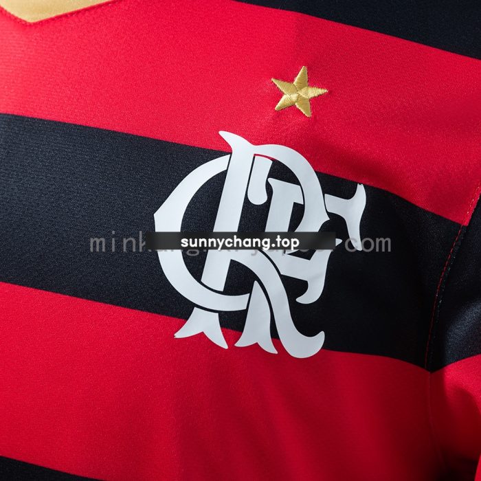 Flamengo 08/09 Home Long Sleeve Retro Jersey - 图片 5