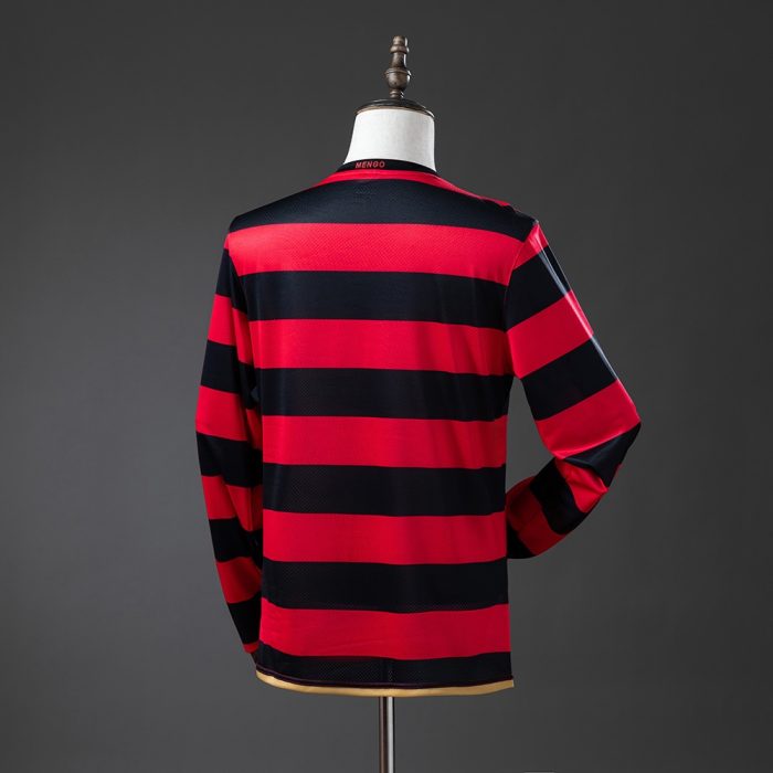 Flamengo 08/09 Home Long Sleeve Retro Jersey - 图片 7