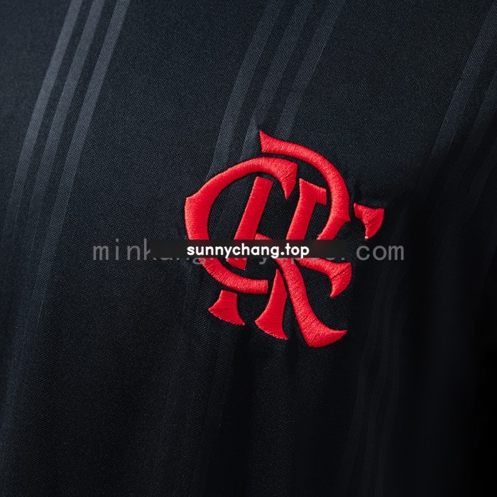 Flamengo 2019/20 Black Classic Edition Long Sleeve Retro Jersey - 图片 4