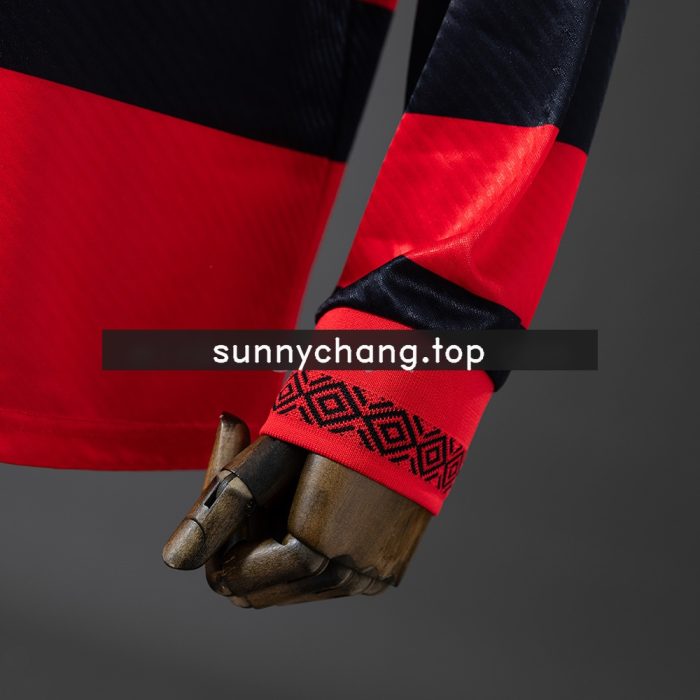 Flamengo 1994/95 Home Long Sleeve Retro Jersey - 图片 2