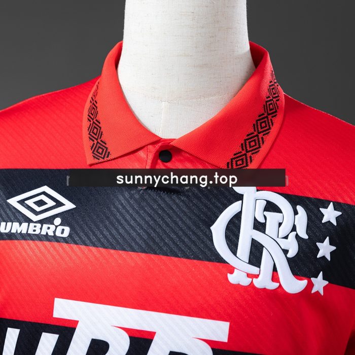 Flamengo 1994/95 Home Long Sleeve Retro Jersey - 图片 6