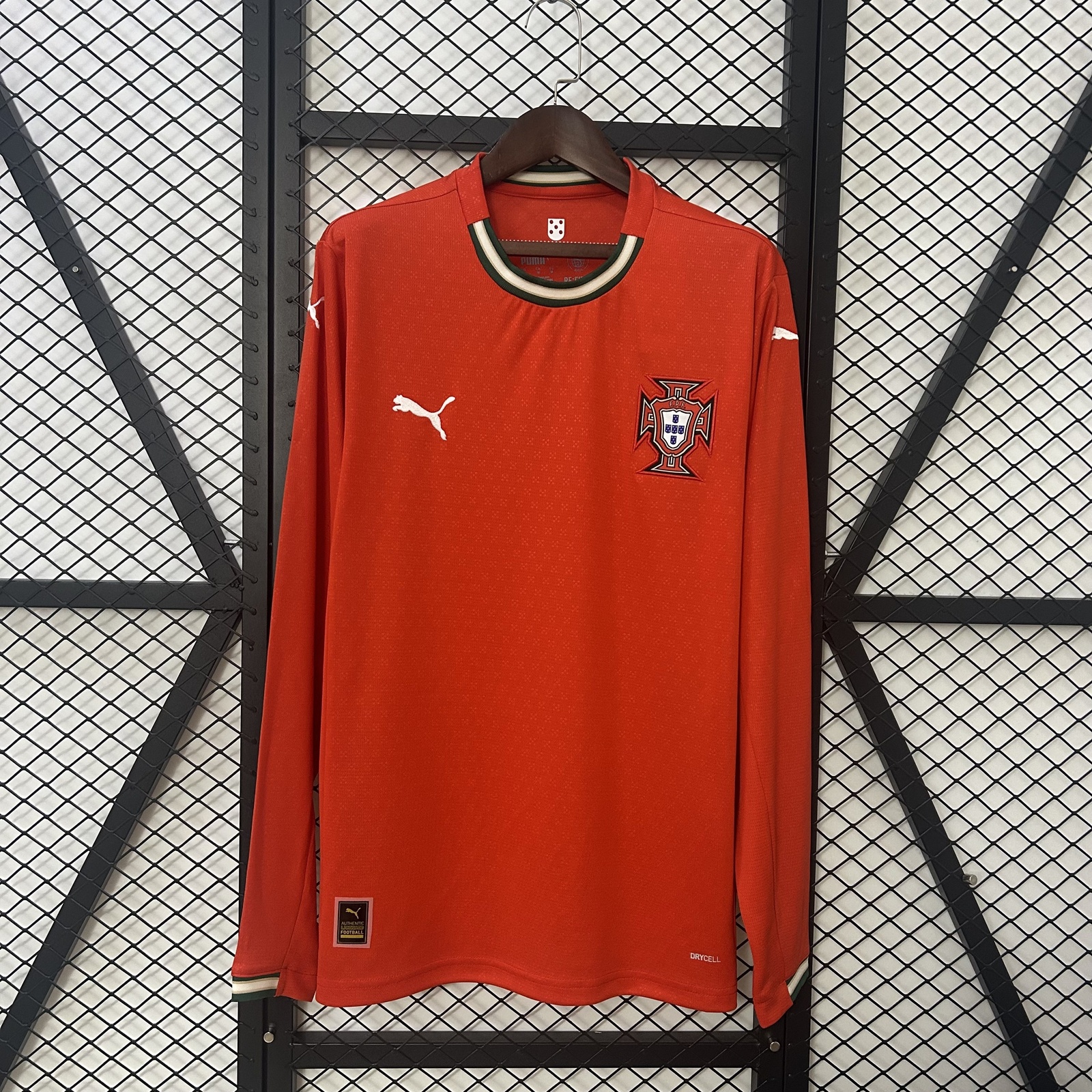 JER-11452_1 Portugal Home Jersey 2025 Long Sleeve - 图片 1