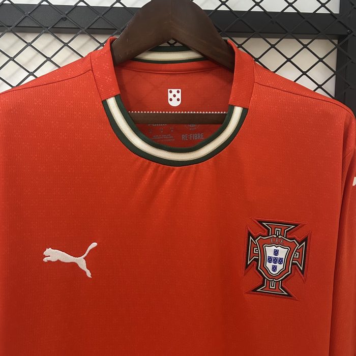 Portugal Home Jersey 2025 Long Sleeve - 图片 4
