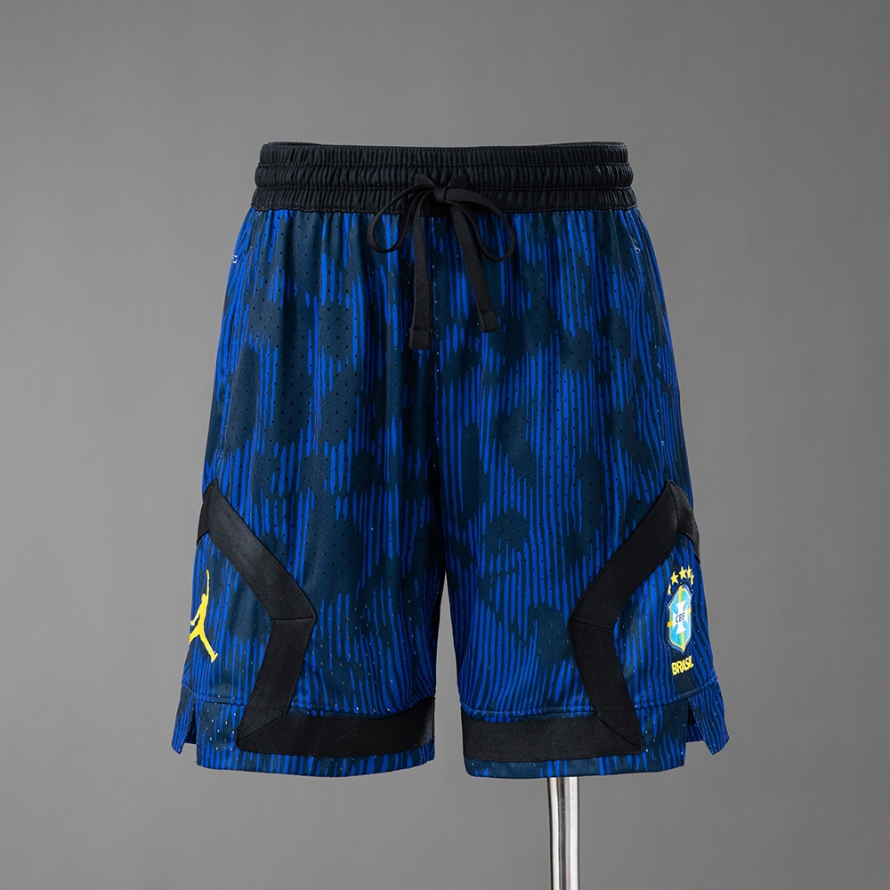 JER-11496_1 Brazil 2026 Basketball Shorts Blue S-4XL - 图片 1