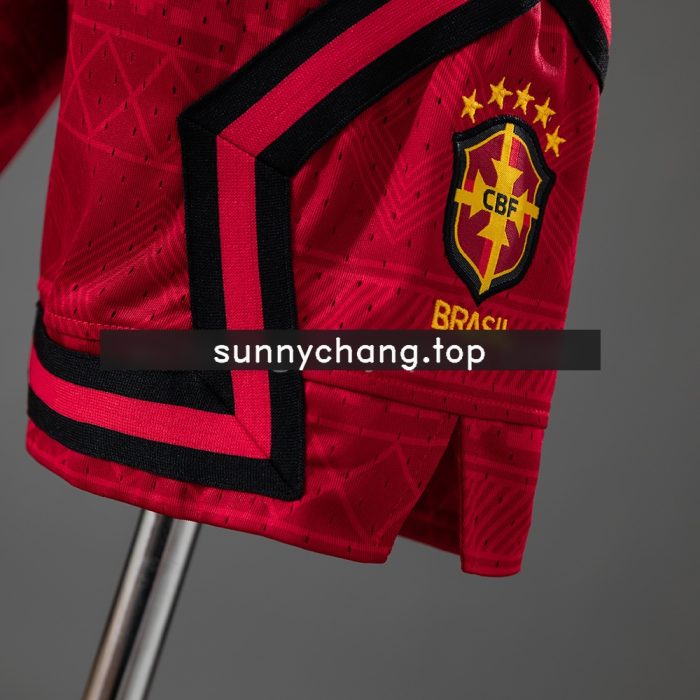 Brazil 2026 Basketball Shorts Red - 图片 6