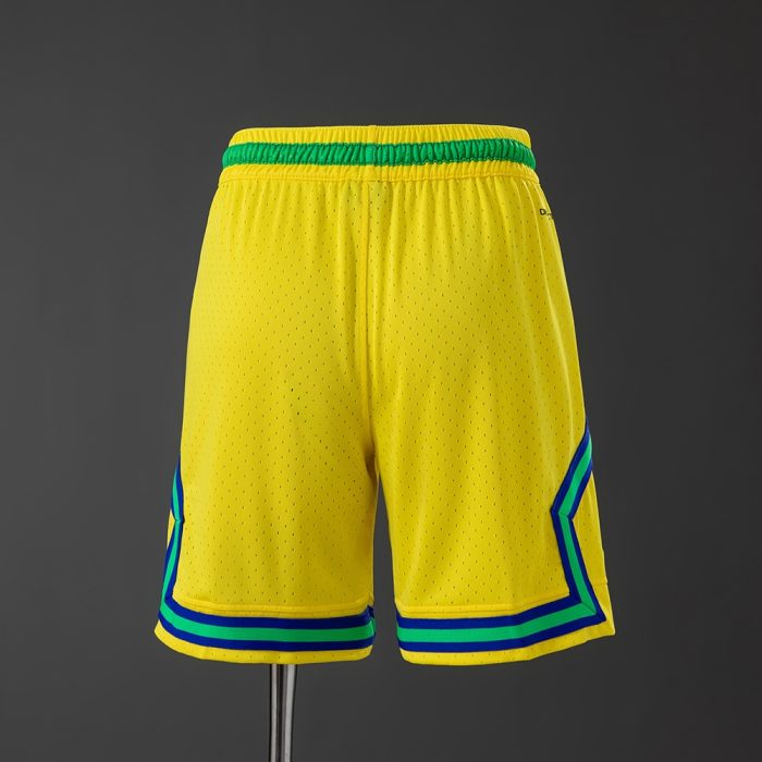 Brazil 2026 Basketball Shorts Yellow - 图片 2