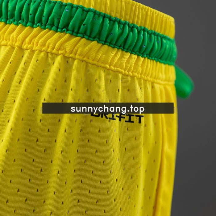 Brazil 2026 Basketball Shorts Yellow - 图片 3