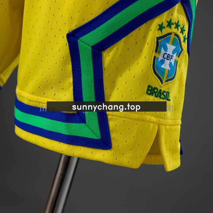Brazil 2026 Basketball Shorts Yellow - 图片 7