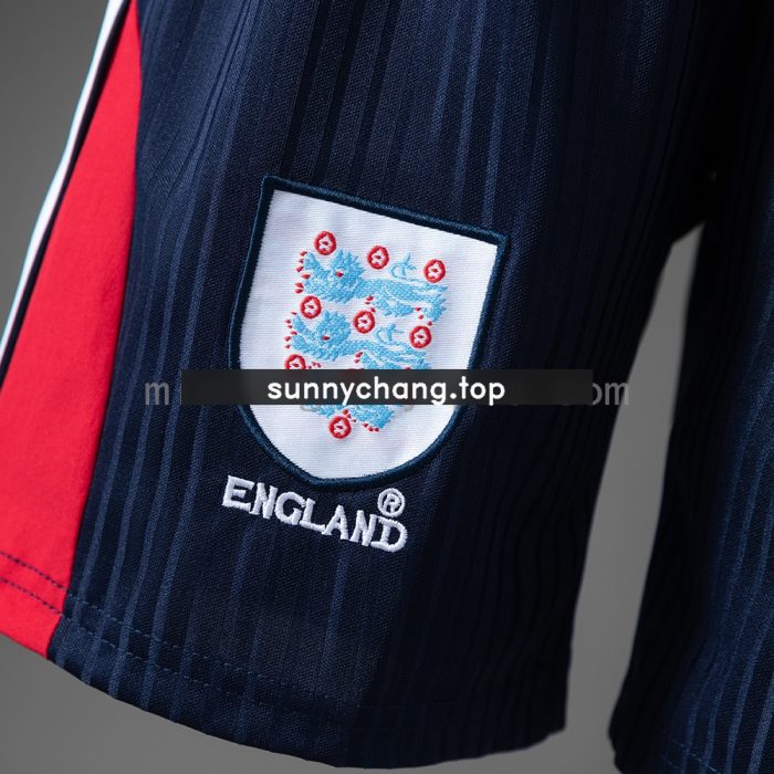 England 1998 Home Retro Shorts - 图片 3