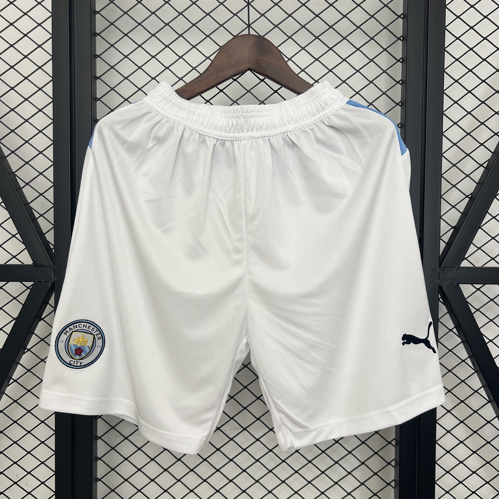 JER-11541_1 Manchester City Home Shorts 25/26 S-XXL - 图片 1