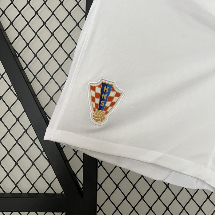 Croatia Home Shorts 2024 - 图片 5