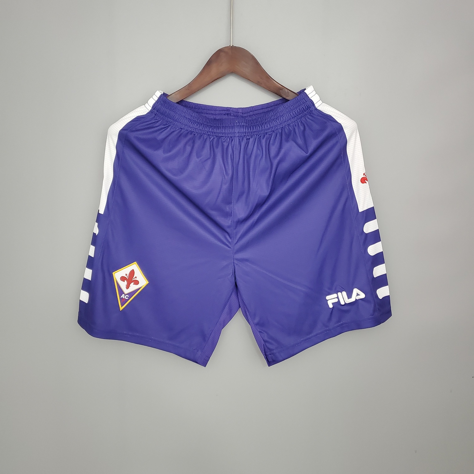 JER-11581_1 Retro Fiorentina 98/99 Home Shorts - 图片 1