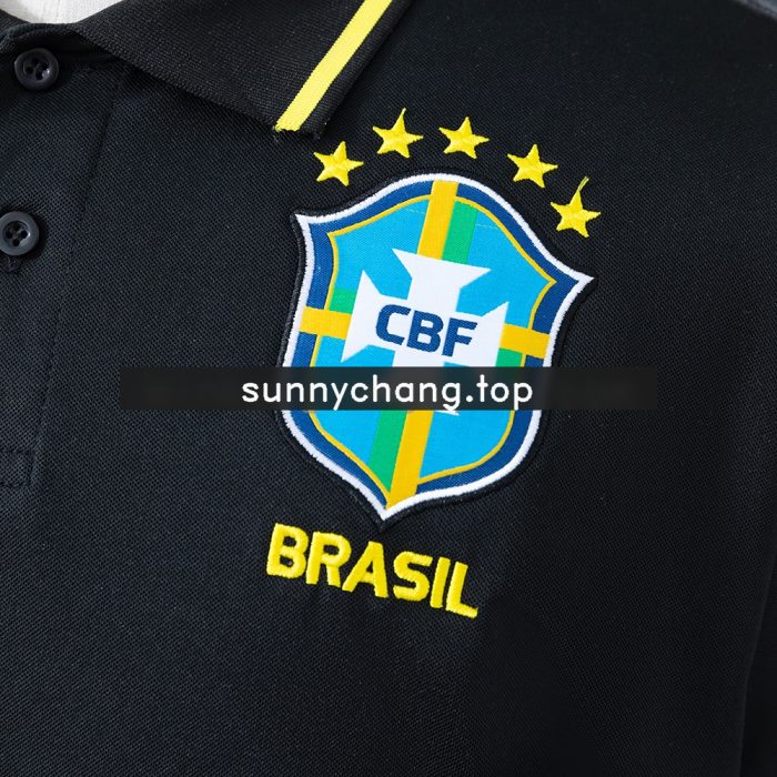 Brazil 2026 Polo Black Jersey S-XXL - 图片 6