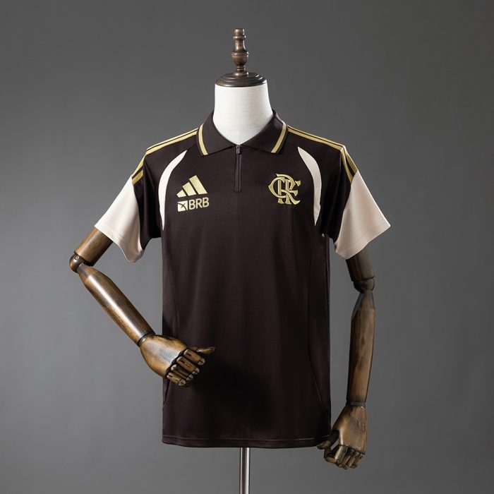 Flamengo 26/27 Training Polo - Brown - 图片 2