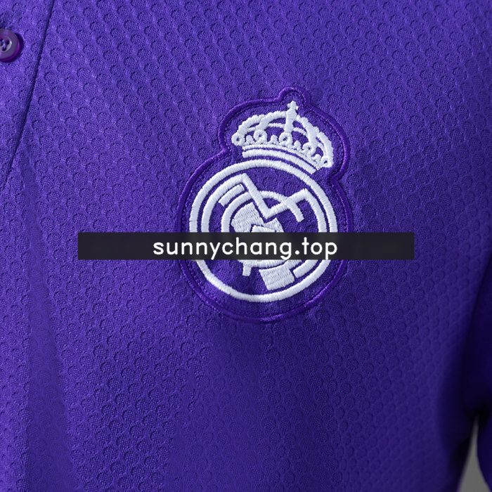 Real Madrid 25/26 Polo - Purple - 图片 6
