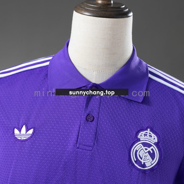 Real Madrid 25/26 Polo - Purple - 图片 7