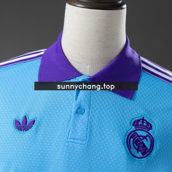 Real Madrid 25/26 Polo Blue - 图片 6