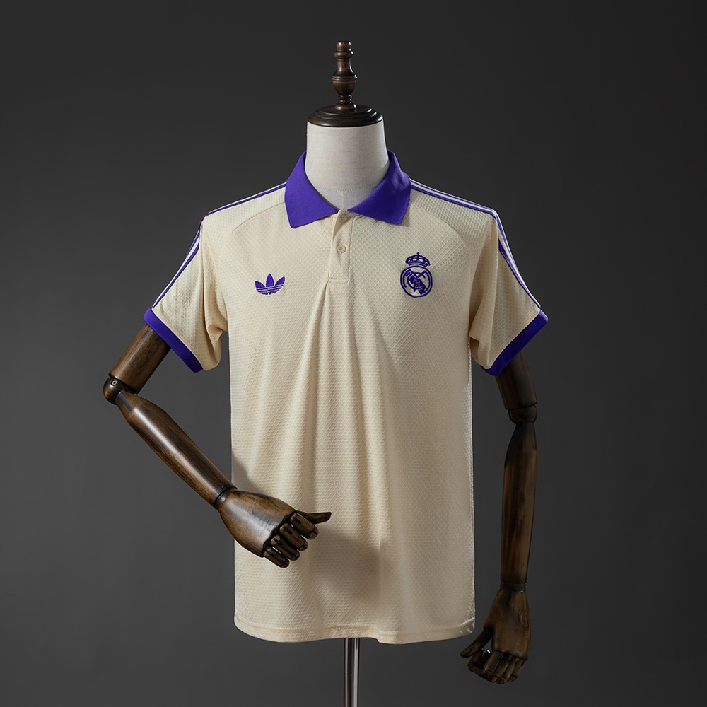 JER-11594_1 Real Madrid 25/26 Polo - Apricot - 图片 1