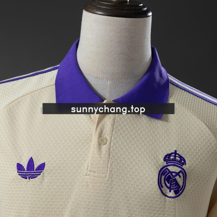 Real Madrid 25/26 Polo - Apricot - 图片 6