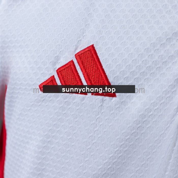 Bayern Munich 25/26 Polo - White & Red - 图片 4