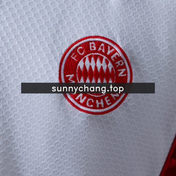 Bayern Munich 25/26 Polo - White & Red - 图片 5