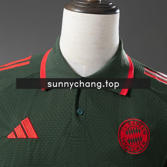 Bayern Munich 25/26 Polo - Dark Green - 图片 6