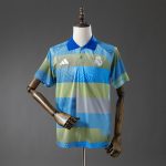 Real Madrid 25/26 Polo - Green Striped Tray S-XXL