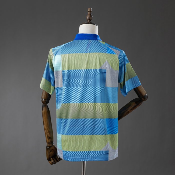 Real Madrid 25/26 Polo - Green Striped Tray S-XXL - 图片 2
