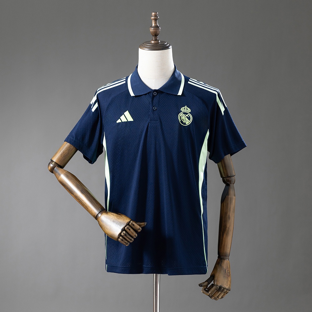 JER-11606_1 Real Madrid 25/26 Polo - Cyan - 图片 1