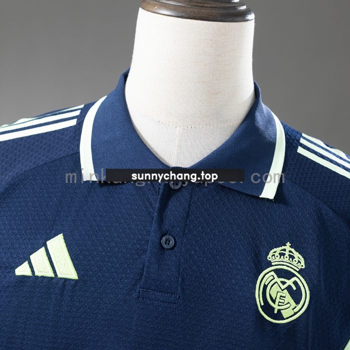 Real Madrid 25/26 Polo - Cyan - 图片 6