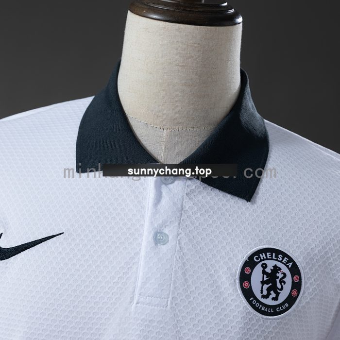 Chelsea 25/26 Polo - White S-XXL - 图片 6