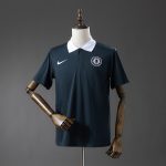 Chelsea 25/26 Polo - Dark Grey