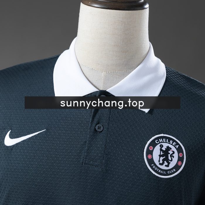 Chelsea 25/26 Polo - Dark Grey - 图片 6