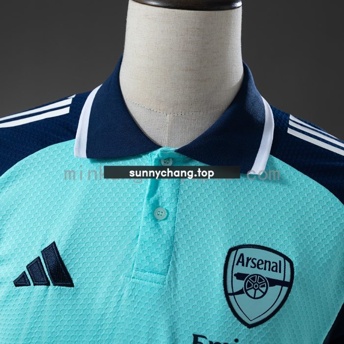 Arsenal 25/26 Polo Light Green - 图片 6