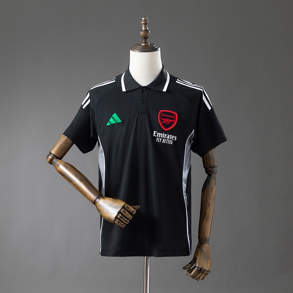 JER-11614_1 Arsenal 25/26 Polo - Black - 图片 1