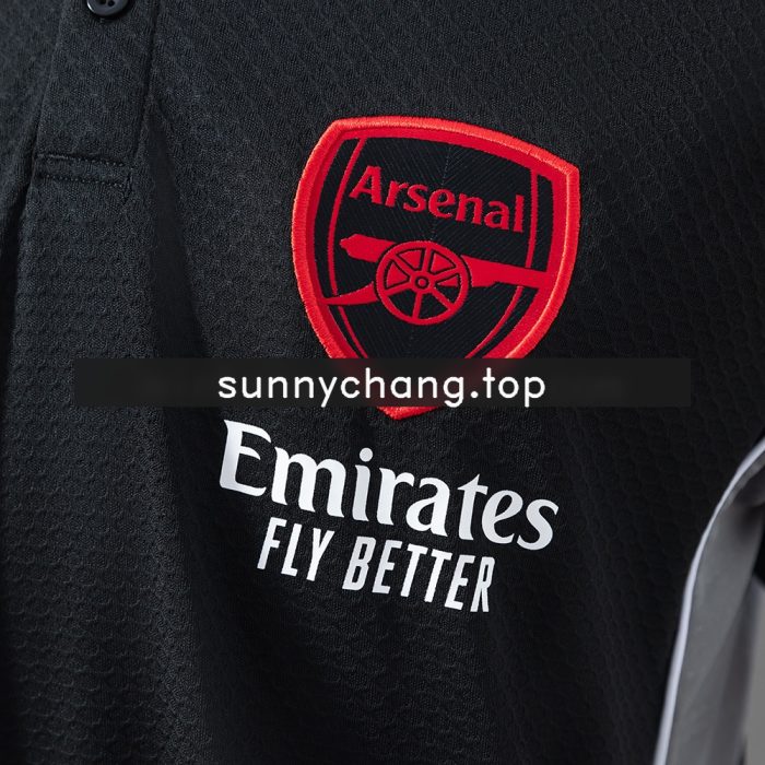 Arsenal 25/26 Polo - Black - 图片 5