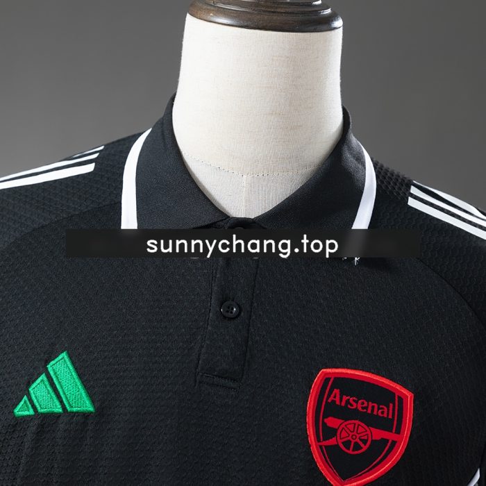 Arsenal 25/26 Polo - Black - 图片 6