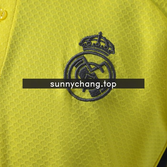 Real Madrid 25/26 Polo - Yellow - 图片 5