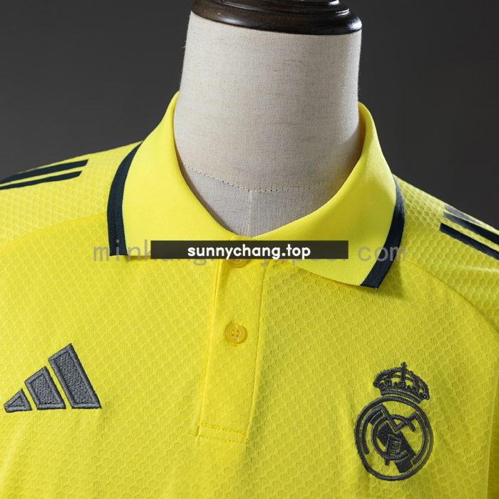 Real Madrid 25/26 Polo - Yellow - 图片 6