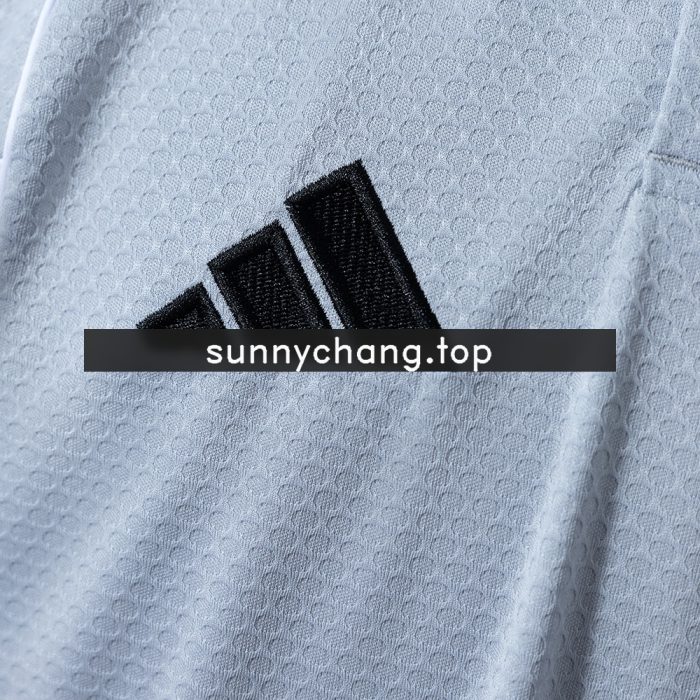 Real Madrid 25/26 Polo - Grey & White - 图片 4