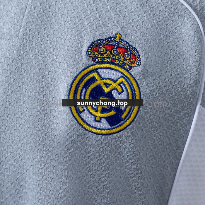 Real Madrid 25/26 Polo - Grey & White - 图片 5