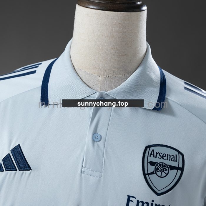 Arsenal 25/26 Polo - Grey - 图片 6