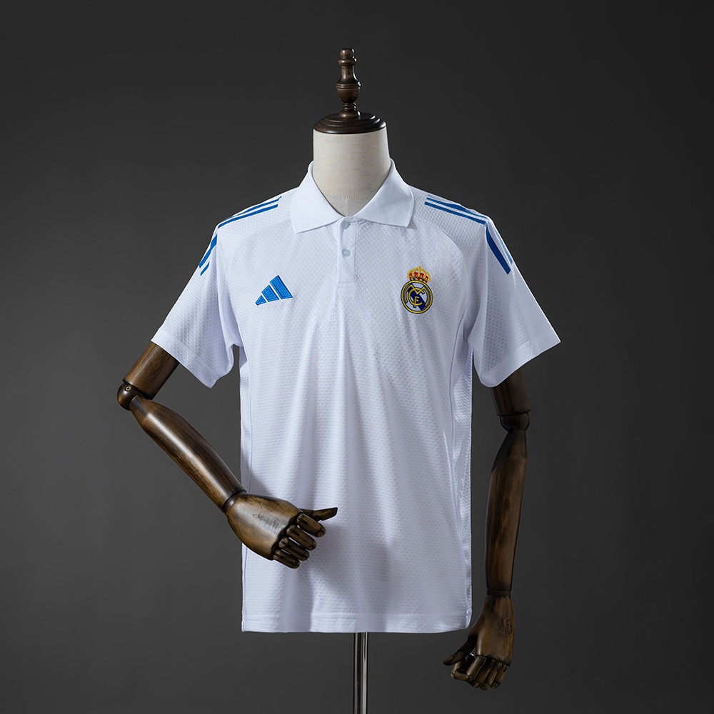JER-11630_1 Real Madrid 25/26 Polo White - 图片 1