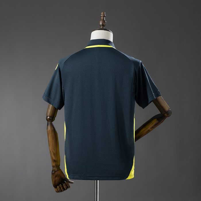 Real Madrid 25/26 Polo Dark Grey Yellow - 图片 2