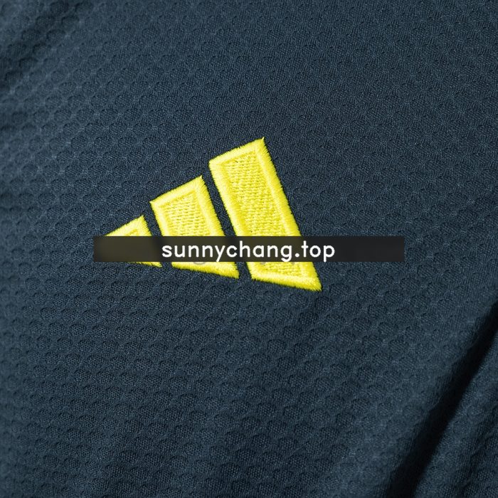 Real Madrid 25/26 Polo Dark Grey Yellow - 图片 4