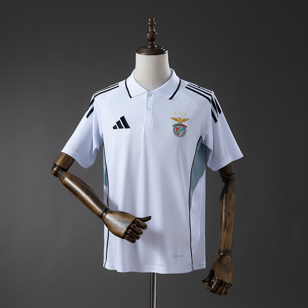 JER-11640_1 Benfica 25/26 Polo - White S-3XL - 图片 1