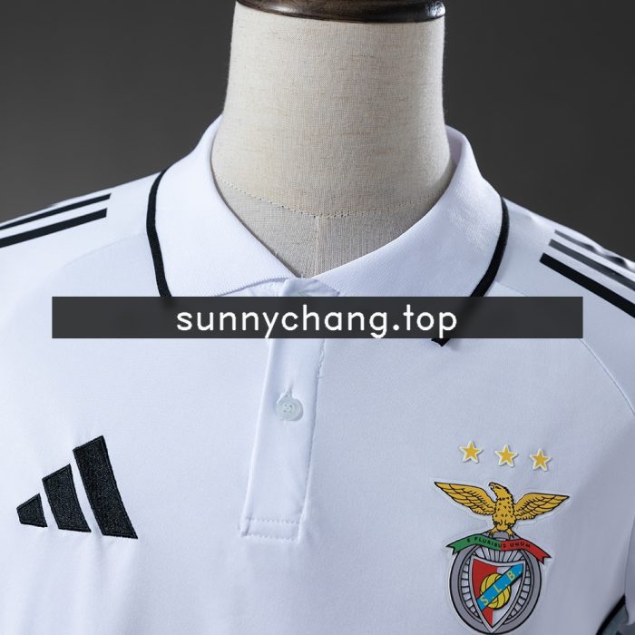 Benfica 25/26 Polo - White S-3XL - 图片 7