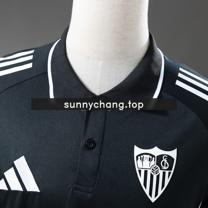 Sevilla 25/26 Polo - Black - 图片 7