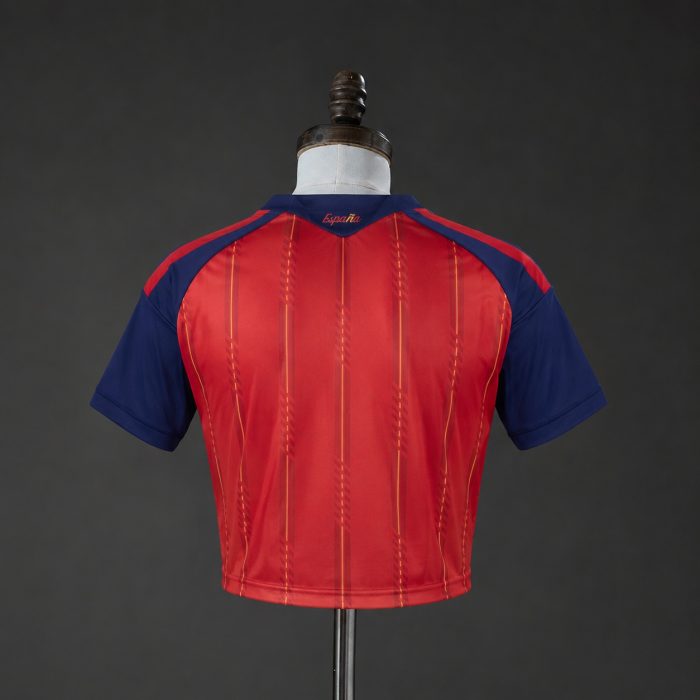 Spain 2026 Home Women's Crop Top Style Jersey - 图片 3